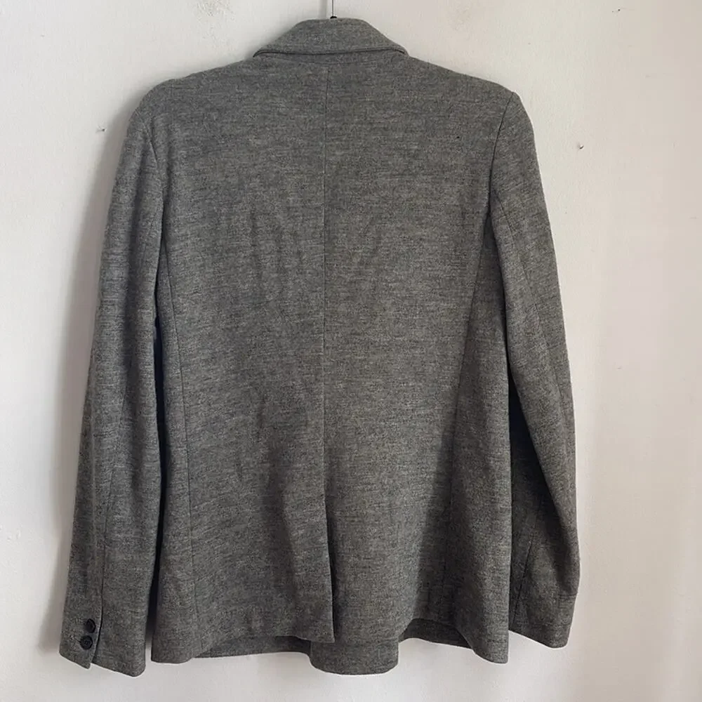 J. Crew Benny 100% wool double breasted knit blazer sz 8